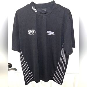 A Storm short sleeve bowling t-shirt in black and white. In a men's XL. EUC.